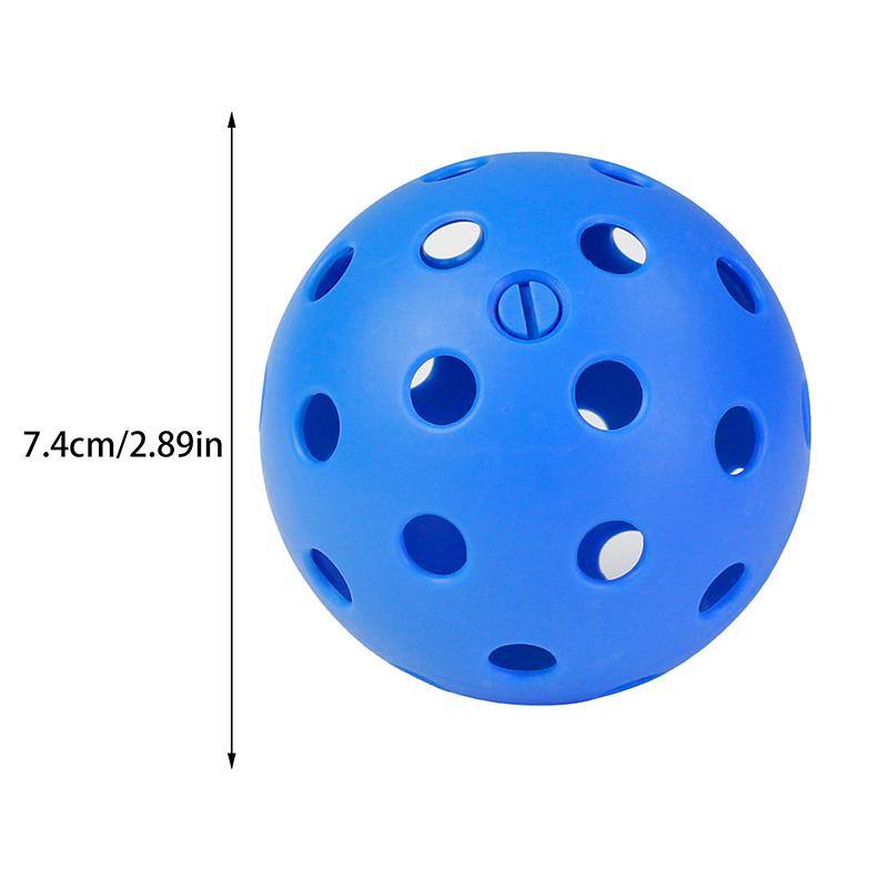 Led Light Up Pickleball Ball Durable With 40 Small Precisely Drilled Holes For Tournament Play Outdoor Play Courts For Men Women