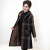 Mid-length Cotton Jacket Women's Winter Cotton Coat Fashion Hooded Cold-proof Plus Velvet Thick Warm Women's Jacket