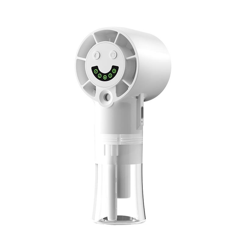 

Handheld Mini Neck Fan & Humidifier - Portable, Strong Wind, Outdoor/Indoor Use, Perfect Gift Standard білий