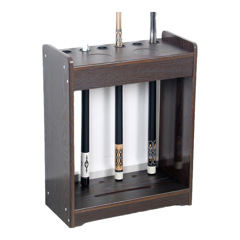 Floor-Standing 6-Hole Billiard Cue Rack