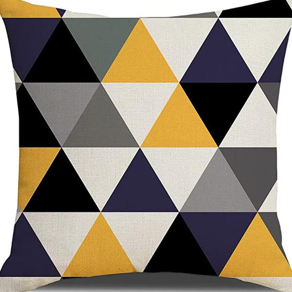 Popular Simple Abstract Geometric Pillow Case Nordic Morandi Home Sofa Car Cushion Cover