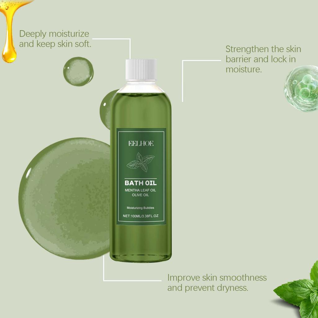 EELHOE Bubbles Bath Oil Long Lasting Deep Nourish Moisturizing Skin Brightening Products Full Body Cleaning Bath Essential Oil