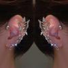 Zircon Butterfly Ear Cuffs: No-Piercing Hollow Design for Women