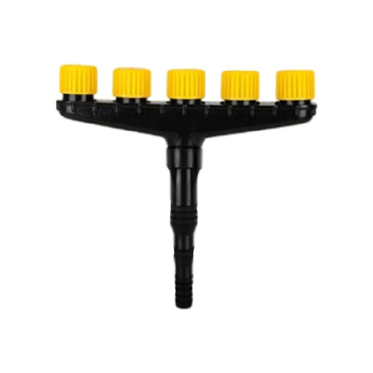 Plastic Sprinkler Nozzle Offering Gentle Misting Sprayed and Quick Installation Suitable for Backyard Watering Solution