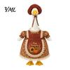 Festive Goose Clothes for Harvest Celebrations Thanksgiving Porch Outfits 23" Statue, Fall Maple Leaf Polyester Pumpkin Clothes, Autumn Costume