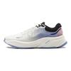 Li Ning Soft Cushioning Abrasion Resistant Lightweight Slip Resistant Low top Casual Shoes Men's White Blue AGLU009-3