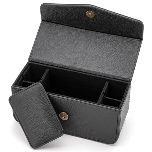 

MareBiz Corporate Seal Case, Holds 4 Seals + Rubber Stamps (Registered Seal, Bank Seal, Square Seal, Personal Seal, Horizontal Seal, etc.), Portable L