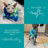 Sphynx Cat Hoodie Sweater, Thick Warm Stratch Soft Cat Hoodie Jacket,Two Legged Warm Fleece Hoodie for cat,Autumn Winter Clothes for Kitten Small