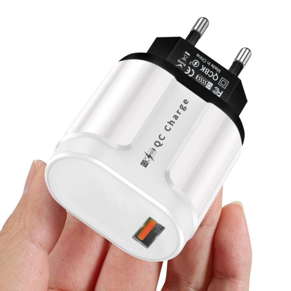 GaN European Standard PD33W QC3.0 Multi-Port Charger with 9V/12V Fast Charging