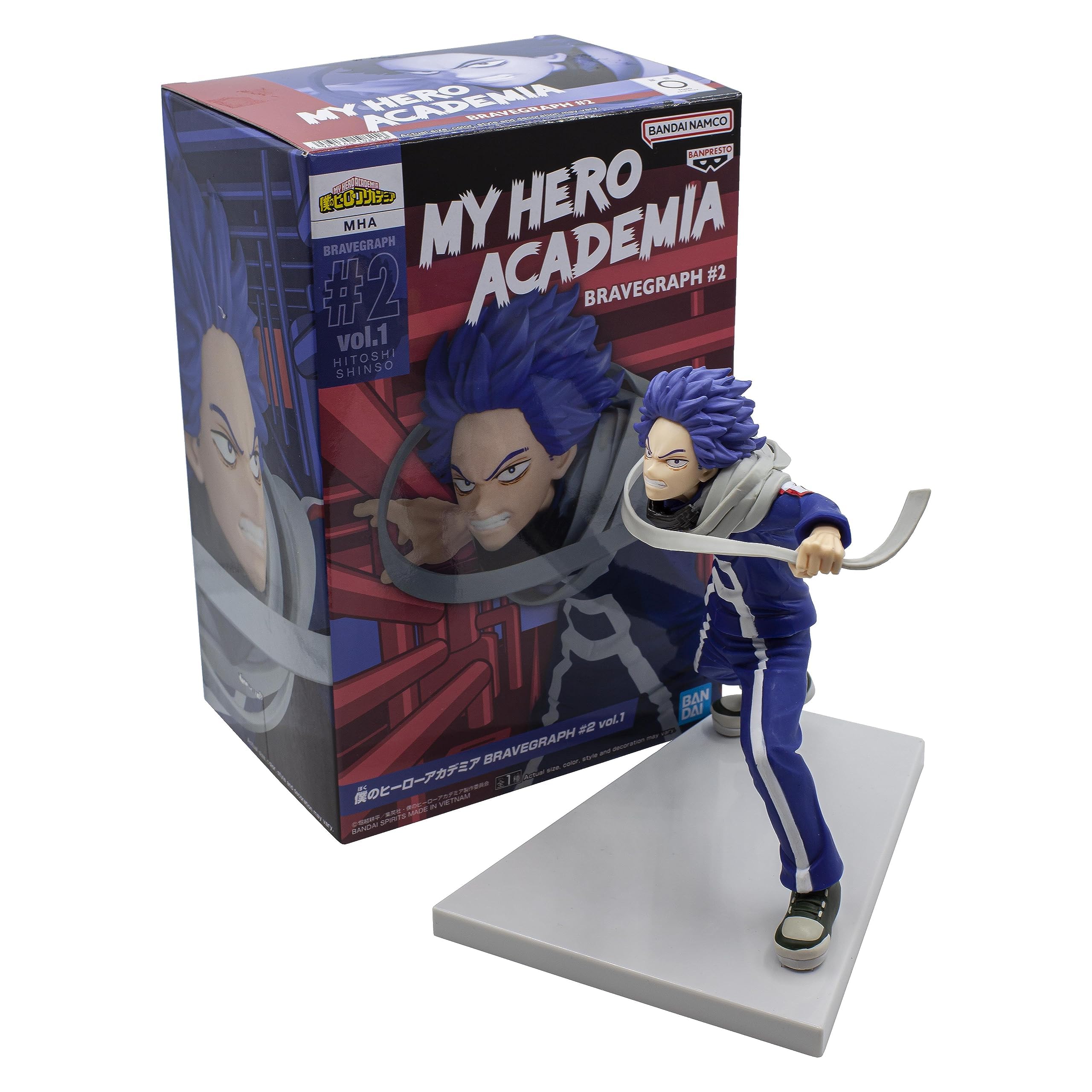

Banpresto My Hero Academia Figure Jin Masune Bravegraph Vol.1 12cm - 4983164198218