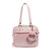 Creative Large Capacity Ita Bags Harajuku PU Tote Bag JK Sweet Messenger Bag Travel Lolita Shoulder Bag Transparent Handbag