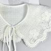 Fur Collar Strap Fake Collar Beaded Hollow Cotton Collar Lace Lace Shawl Decorative Embroidery Fake Collar