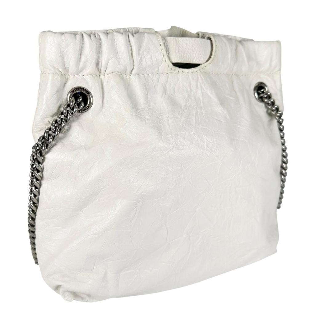 BALENCIAGA Crash XS 781796 Handbag white Women used
