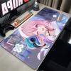 Laptop Mouse Pad Honkai Star Rail March th Anime Girl Pink Mousepad Keyboard Gamer Accessories Large Mouse Mat Office Desk Mat