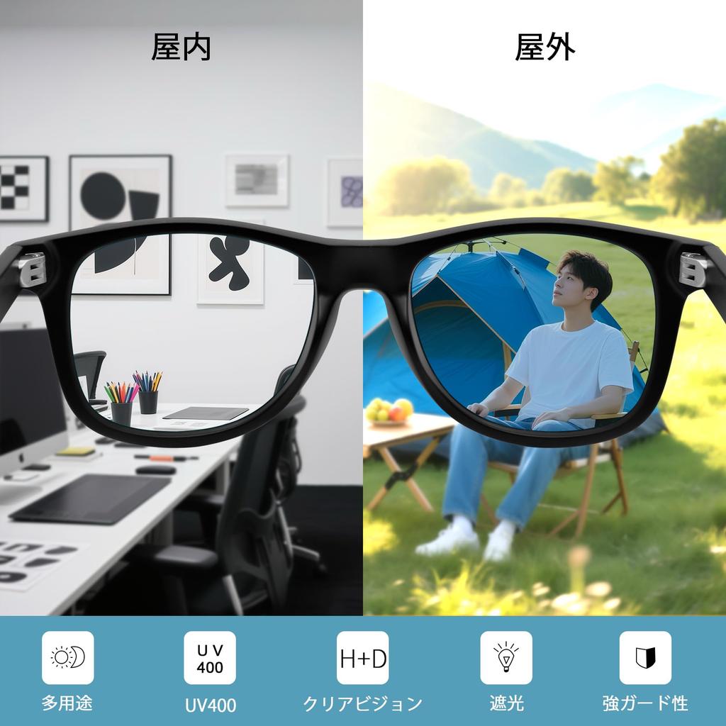 Joopin Polarized Perfect for and Outdoor UV400 Wellington and Mountaineering Men's Sunglasses, Driving, Sports, Activities, Protection, Style,