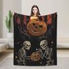 Soft BlanketsChildren Decorative Halloween Throw Blanket Flannel Bedspread For Couch Chair Sofa Bed Funny Sofa Bed Cover