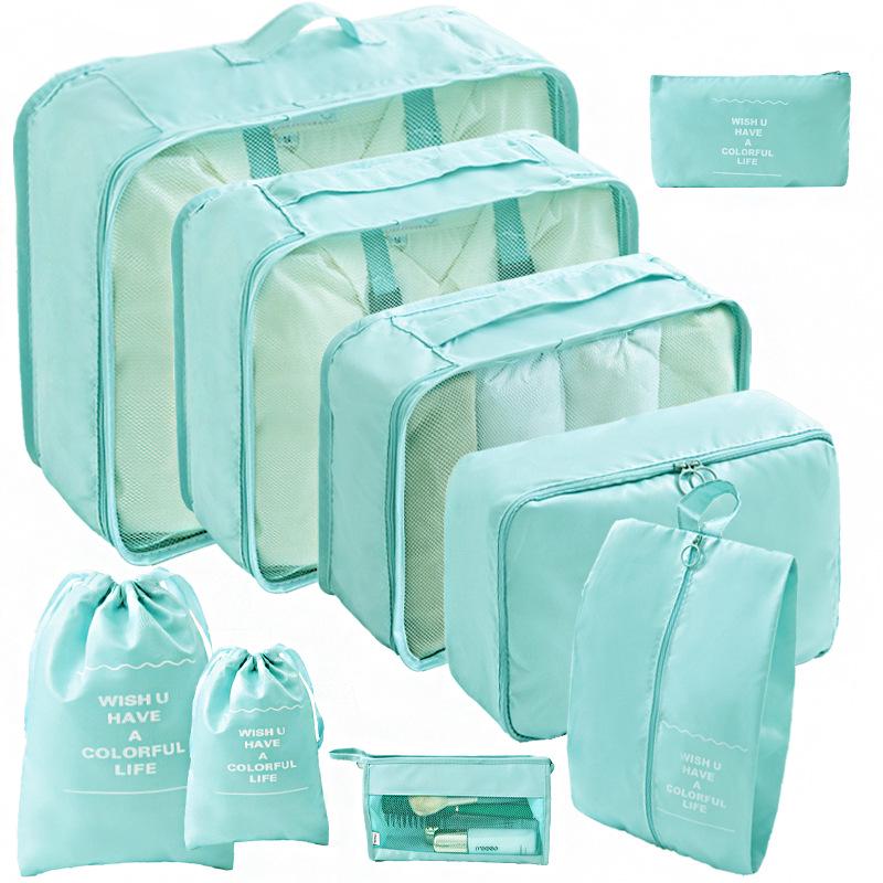 8-Piece Travel Clothing Storage Bag Set