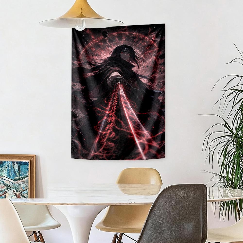 Naruto Retro Tapestry Retro Boho Perfect for Dorm Wall Balcony Reading Corner All Season Hand Painted Style Gift for Birthday