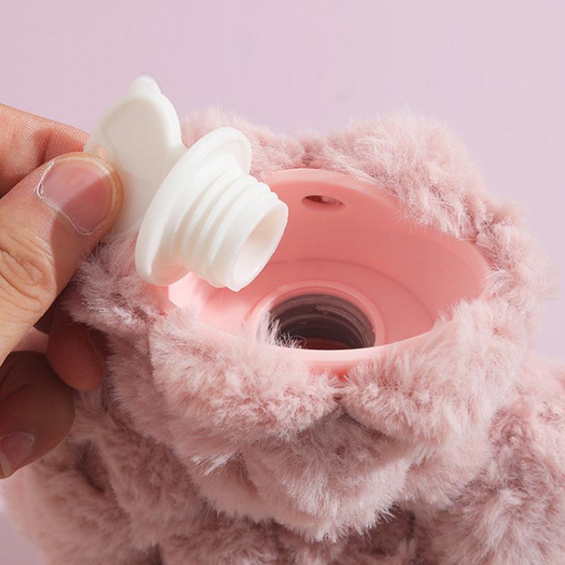 

Зимняя бутылка для воды для кровати, теплая сумка для живота, мультяшная грелка для рук, заполненная мини-взрывозащищенная портативная сумка для воды