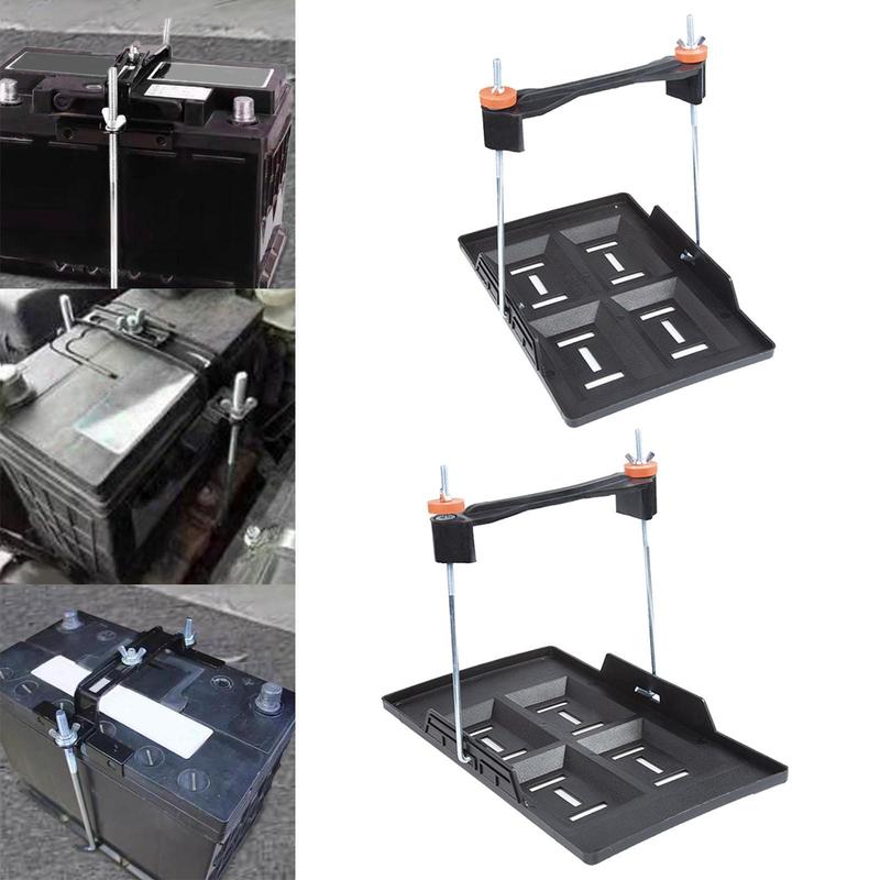 Car Battery Tray Bracket Battery Tray Holder for Automobile Rvs Marine S