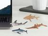 TOYMANY Animal Figures 8PCS Shark Figures Marine Animal Figure Set Marine Life Fish Sea Creatures Realistic Animal Models Shark Lovers Popular Animal
