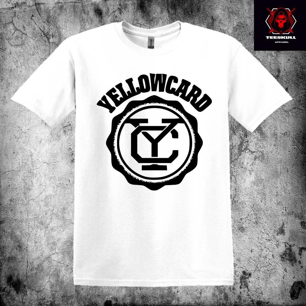 Yellowcard Pop Punk Rock Band Tee Heavy Cotton Unisex T-shirt S3XL