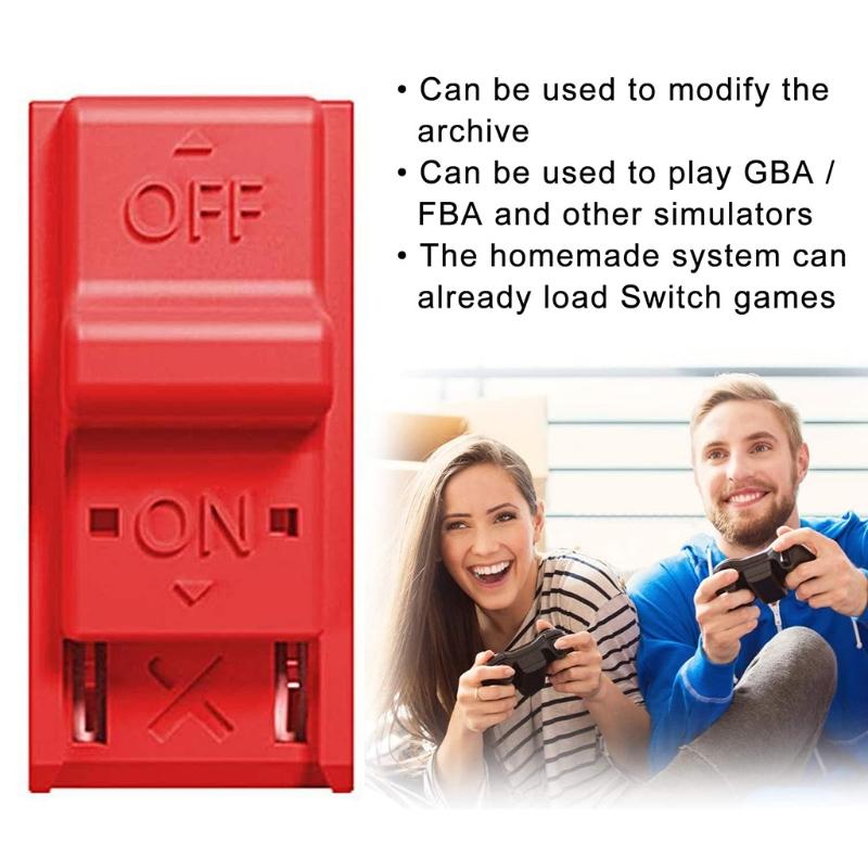 RCM Clip Short Connector,RCM Jig for NS Switch  RCM Tool Recovery Mode(Black Red)
