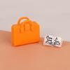 1/12 Dollhouse Simulated Handbag School Bag Book Model Dolls Mini Bags Clothes Accessories Dollhouse Study Decoration Toys