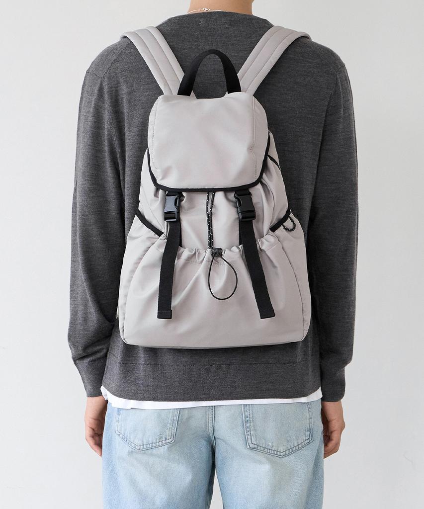 Madgoat City String Backpack_Sand Grey