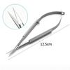 New Round Handle Stainless Steel Cuticle Nipper Pliers Dead Skin Remover Squeeze Straight Manicure Scissors Eyebrow Beauty Tools