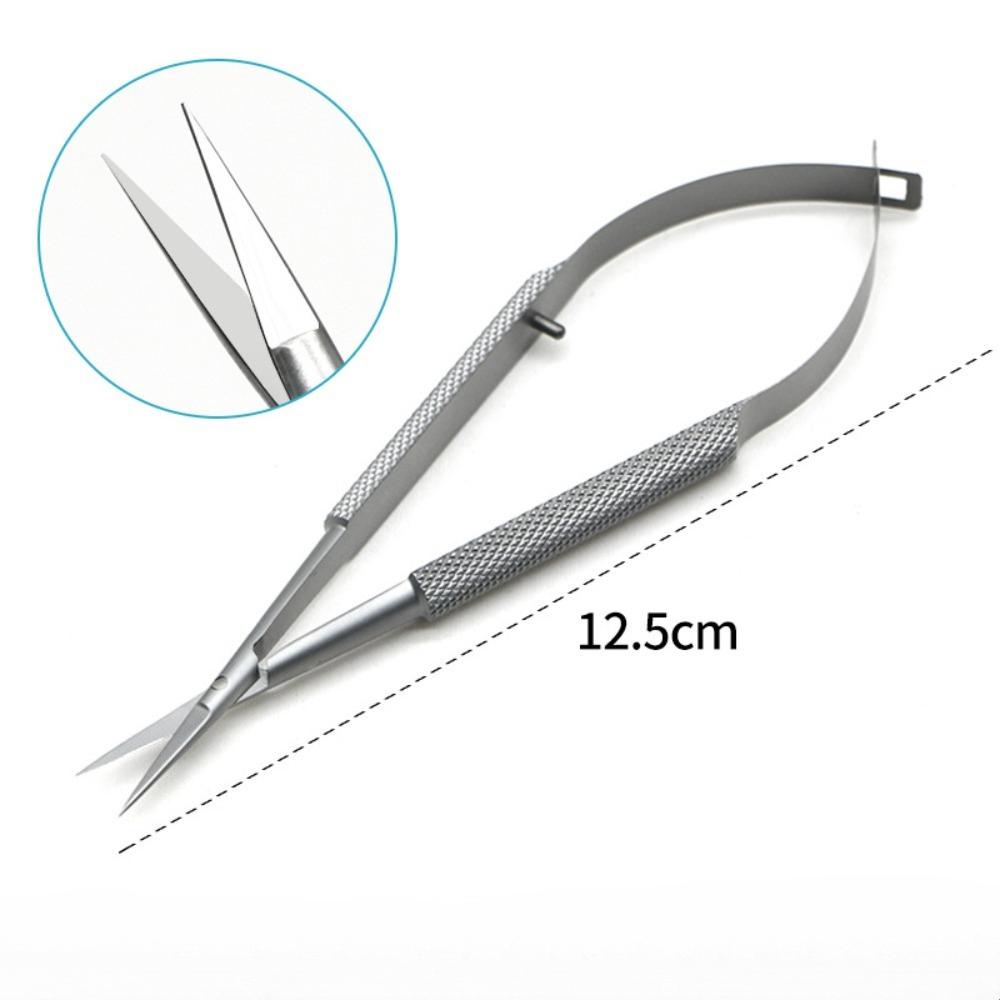 New Round Handle Stainless Steel Cuticle Nipper Pliers Dead Skin Remover Squeeze Straight Manicure Scissors Eyebrow Beauty Tools