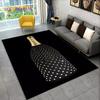 C-Champagne M-Moet & C-Chandon Teppich für Schlafzimmer Wohnzimmer Zuhause Sofa Dekoration, Kinderspiel Große Dekoration Bodenmatte Geschenk