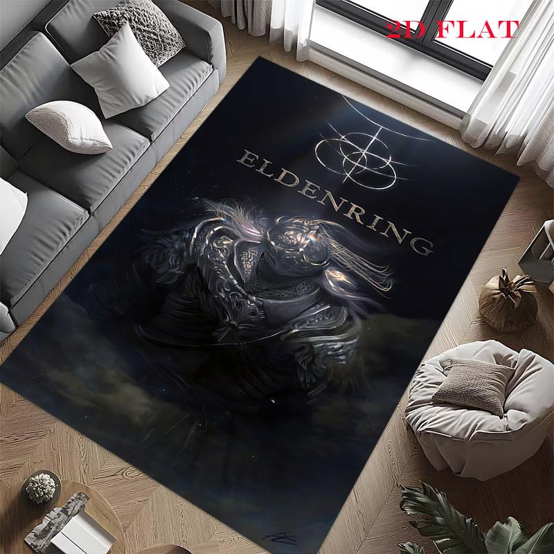 Soulslike games Carpet Rug for Living Room Bedroom Home Sofa Decoration,Kids play Nonslip Floor Mat