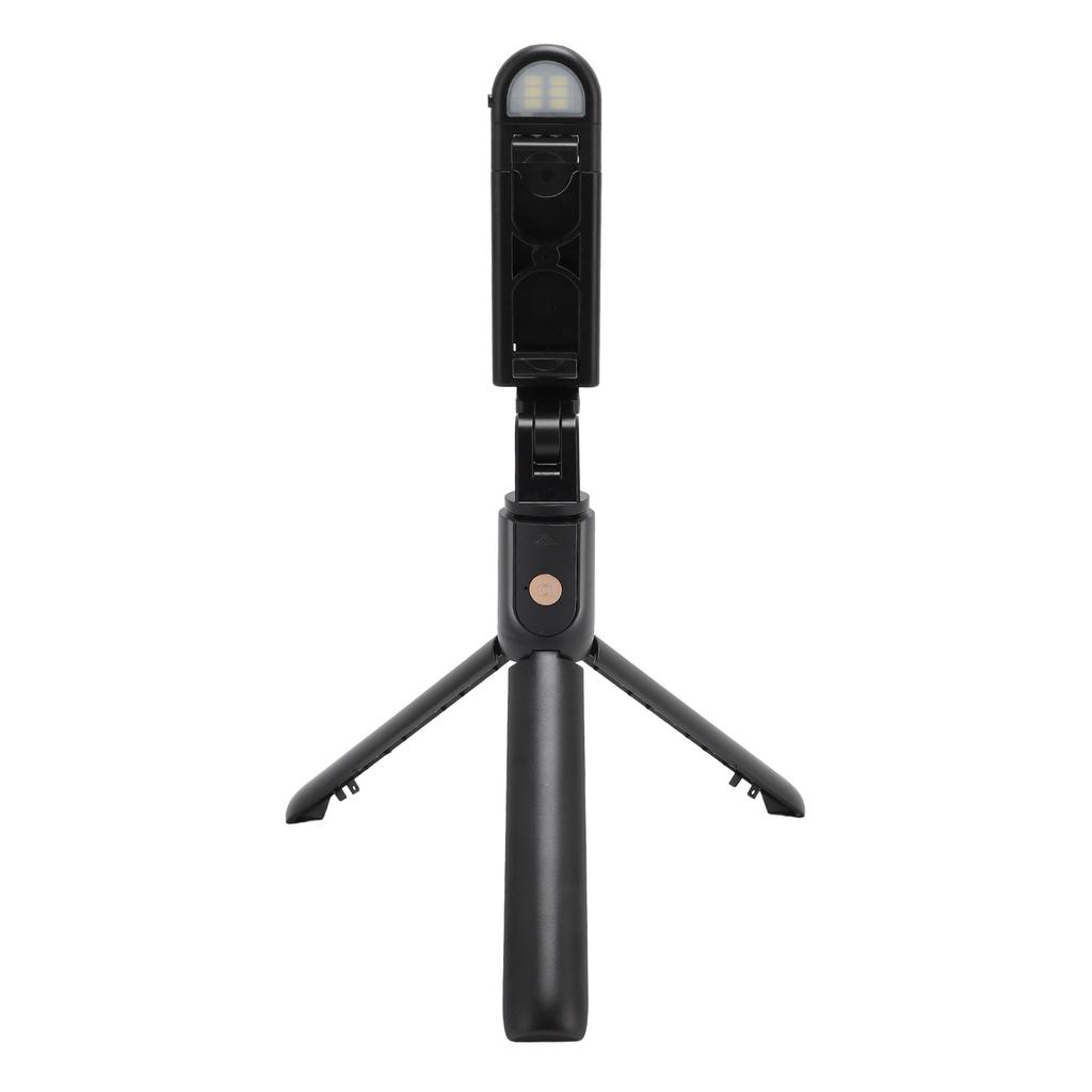 Selfie-Stick Stativ mit Licht Tragbares Telefonstativ Universal Ausziehbar Edelstahl