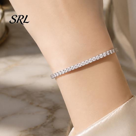 Sophisticated Wrist Ornament Faux Crystal Bracelet for Women, Silver/Golden Rhinestone Bangle Bracelet, Sparkling Adjustable Alloy Jewelry Plated