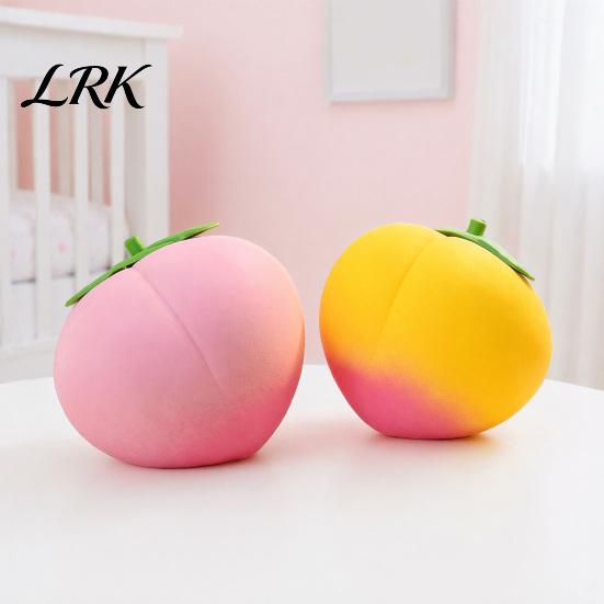 Calming Sensory Toy Giant Peach Stress Relief Toy, Realistic Large Squeeze Simulated Fruit Desk for Adults & Kids Anti-Anxiety