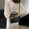 Bag Women's 2025 New Foreign Trade Women's Bag Fashion One Shoulder Crossbody Bag Versatile Simple Large Capacity Portable Small Square Bag
