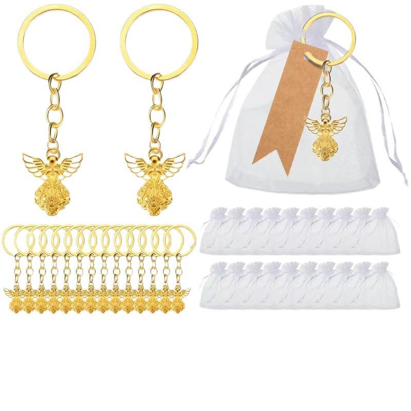 Angel Keychain Pendant - Zinc Alloy Communion & Wedding Favor