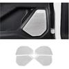 Compatible with Ford Explorer 2020 2021 2022 2023 Car Door Speaker Sticker Cover Stainless Steel Door Handle Horn Trim Auto Accessories (Color : Door