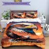 3pcs Eagle, Wildlife Duvet Cover Set -Includes 1 Duvet Cover and 2 Pillowcases, No Quilt Core, All-Season Home Decor  Yy251111197