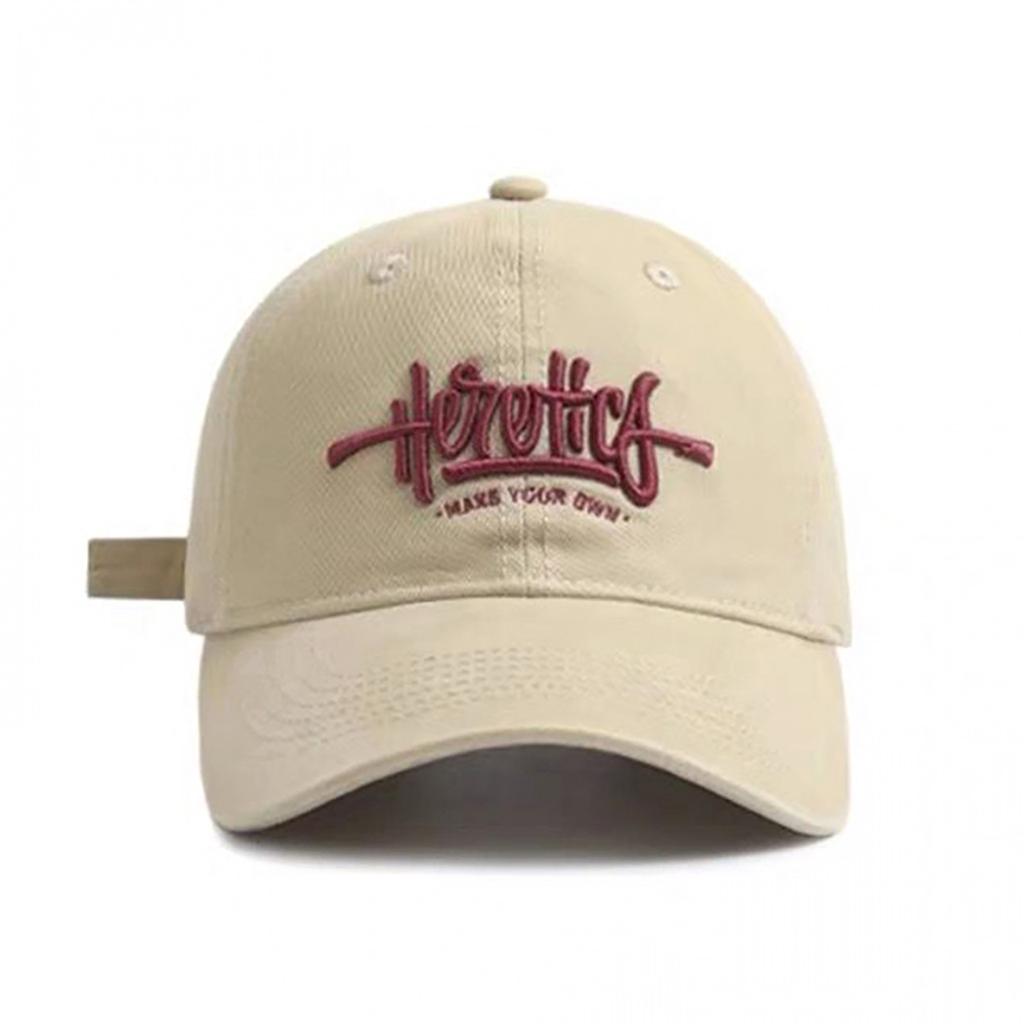 Prints Embroidery Baseball Cap Women Men Soft Cotton Peaked Hat Spring Summer Outdoor Use Sportss Sun Protection Trucker Hats Korean Style Letter
