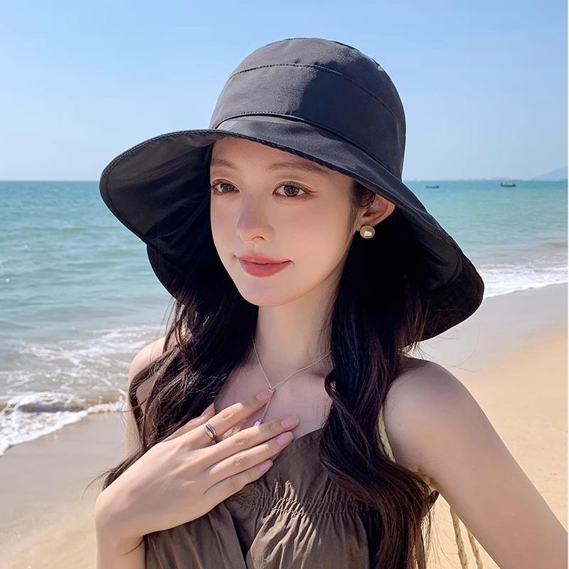 Summer Sun Hat for Women In Spring and Summer Korean Versatile Fisherman Hat New Outdoor Sun Protection Face Covering Sun Hat