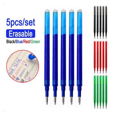 Smooth Writing Erasable Refill Rod 0.7mm 0.5mm Gel Pen Refill Erasable Pen Refill  Stationery