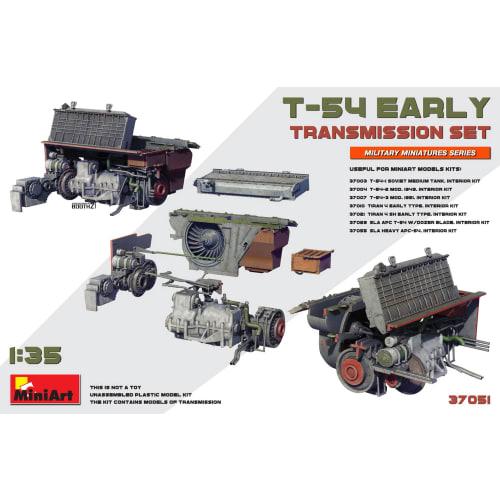 Miniart 1/35 Scale T-54 Early Model Transmission Set Plastic Model Kit MA37051