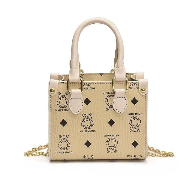 Premium Hand Bag Women's New Versatile Retro Printed Commuter Handbag Shoulder Messenger Bag