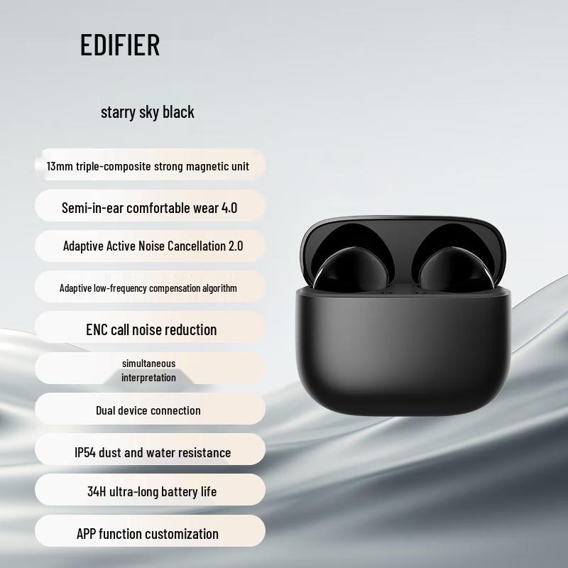 EDIFIER Lolli ANC Semi-in-ear AI Translation Bluetooth Headset