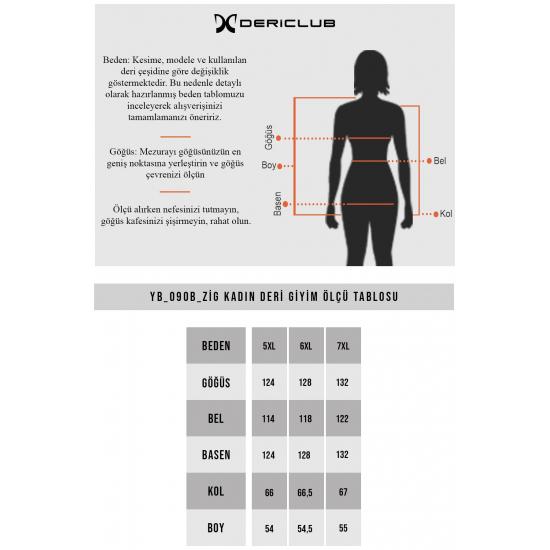 Womens Jacket Belted Plus Large Big Size Genuine Leather Women's Jacket