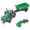 RC Dump Truck Toys Rechargeable 4 Channel Drive Long Lasting RC Farm Truck Toy for Toddles Boys