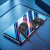 Écouteurs filaires 102 en PVC ergonomique transparent avec bobine mobile de 3,5 mm pour téléphone