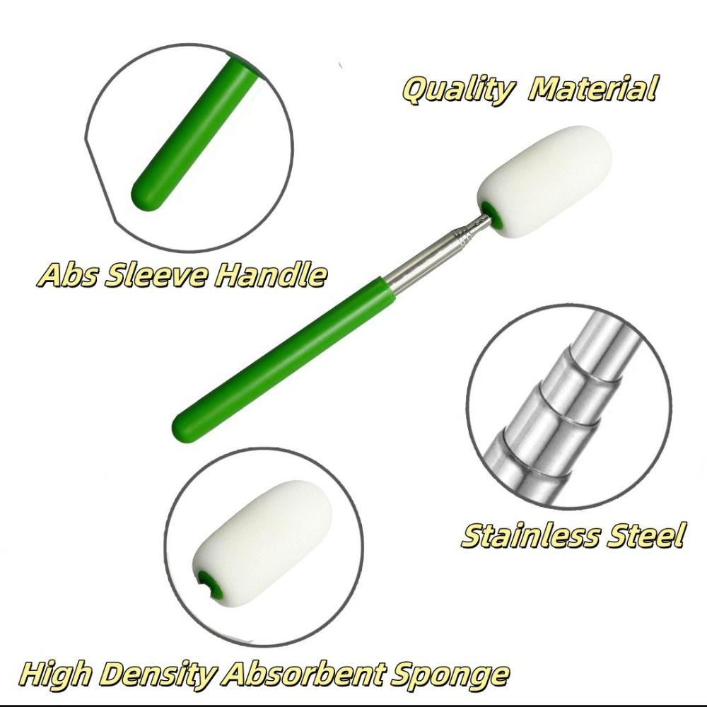 Porta-esponja retrátil para escultura em cerâmica Bastão telescópico para arremesso de cerâmica